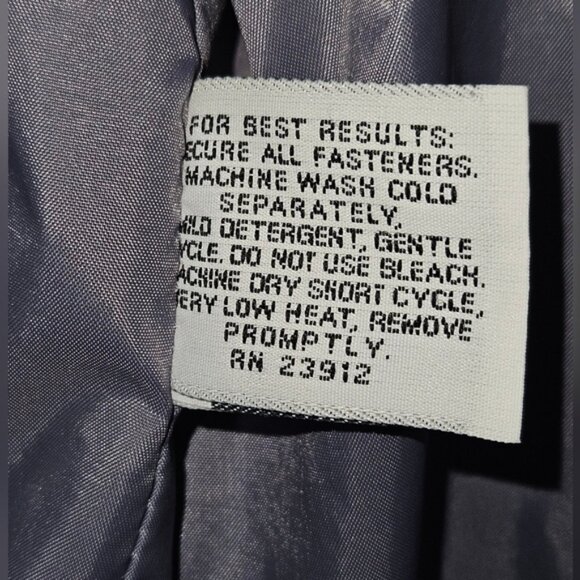 Forecaster of Boston, Smokey Purple Women's Lightweight Winter Jacket,  Sz M - Picture 9 of 11